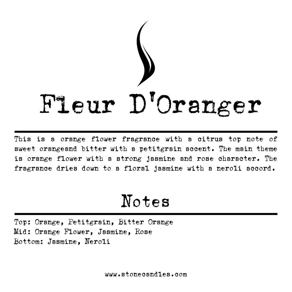Fleur D'Oranger Sample Scent Strip