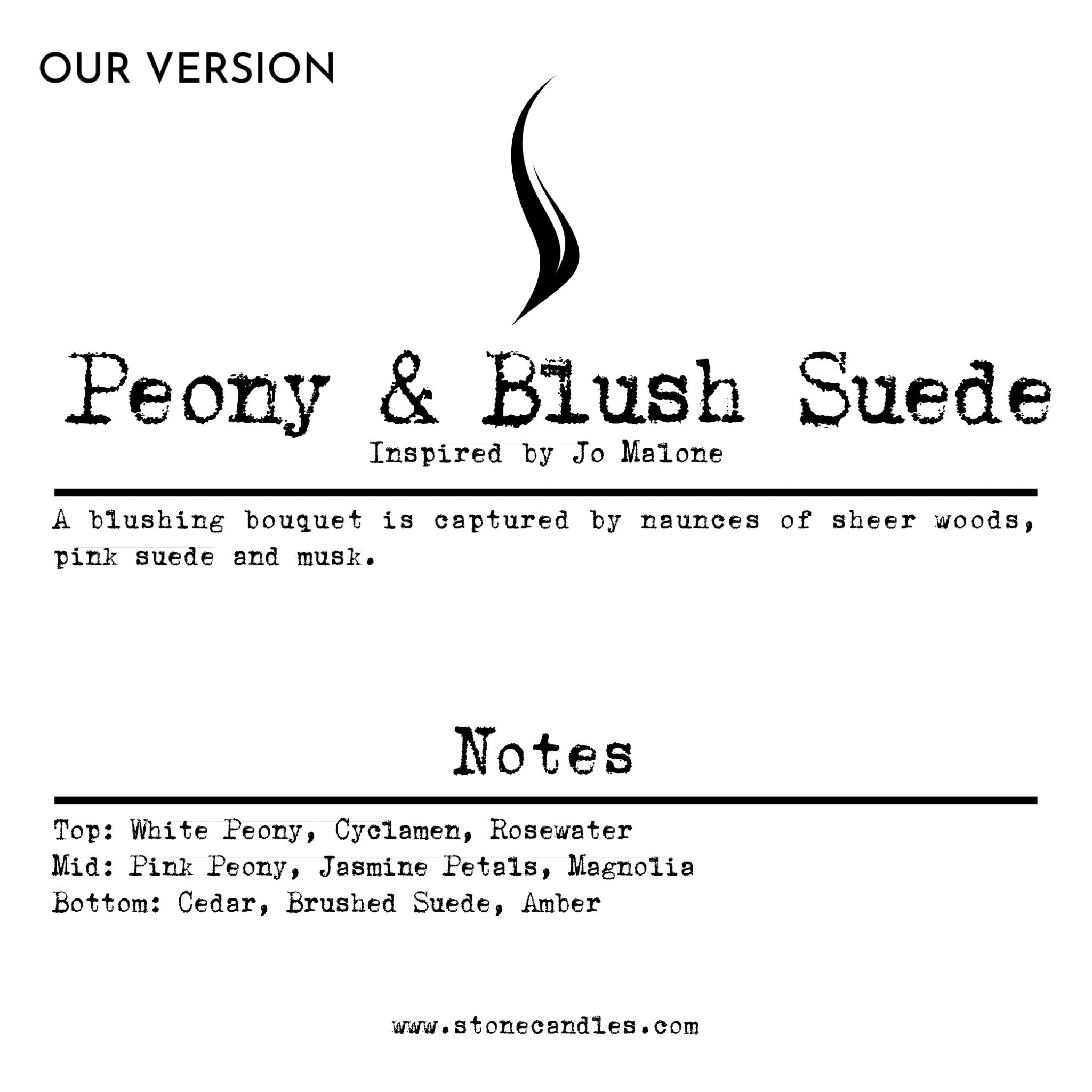 Peony & Blush Suede (Our version) Sample Scent Strip