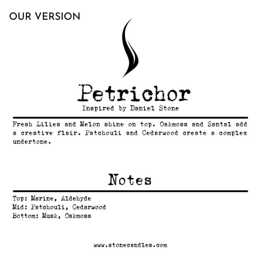 Petrichor (Our version) Sample Scent Strip