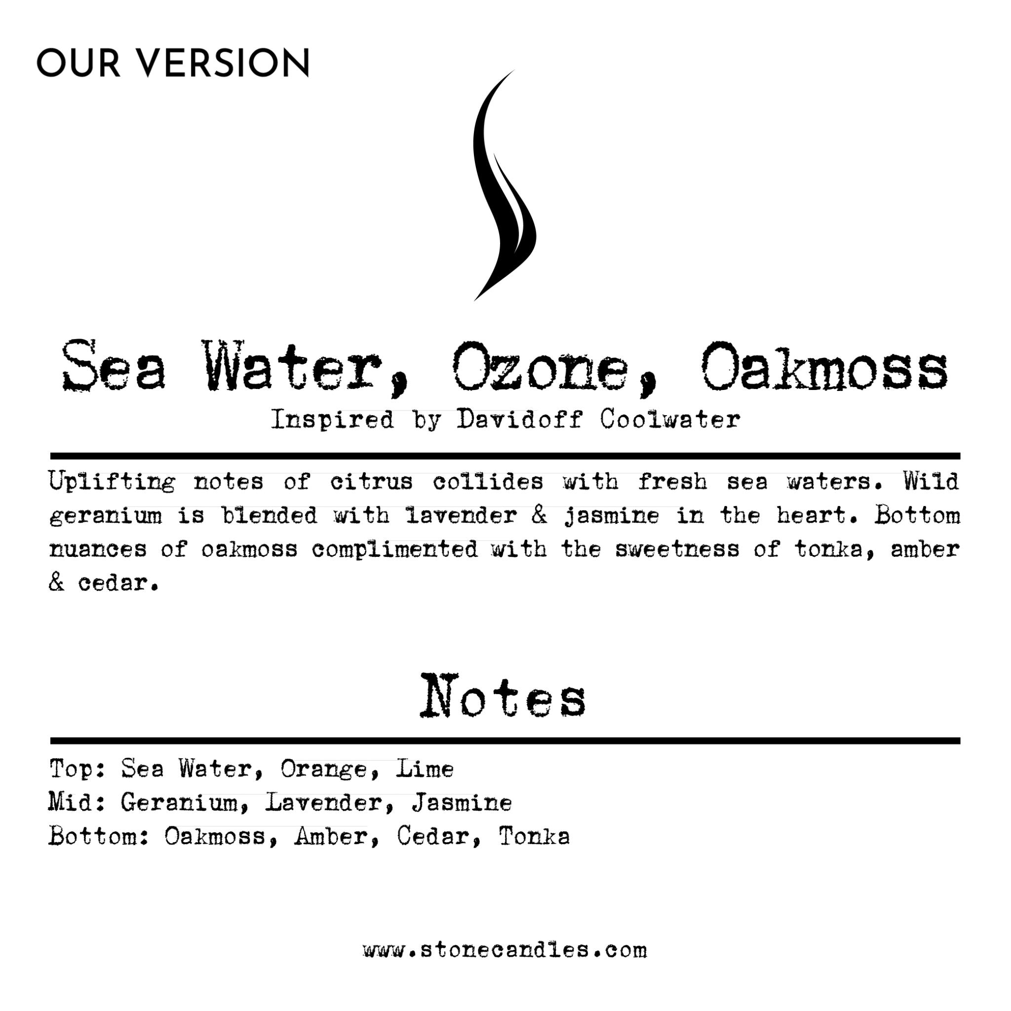 Cool Water (Our version) Sample Scent Strip