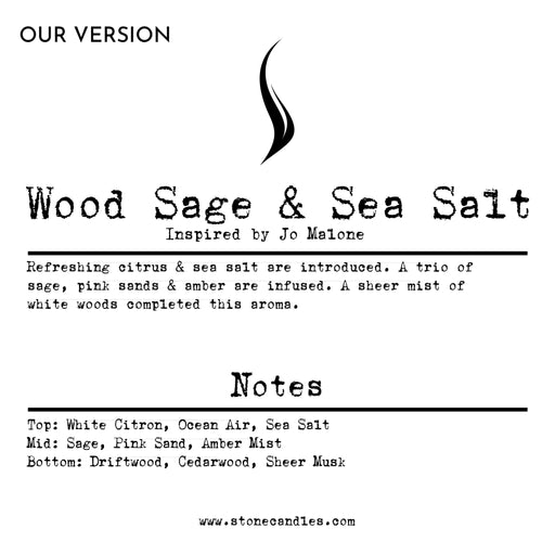Wood Sage & Sea Salt (Our version) Sample Scent Strip