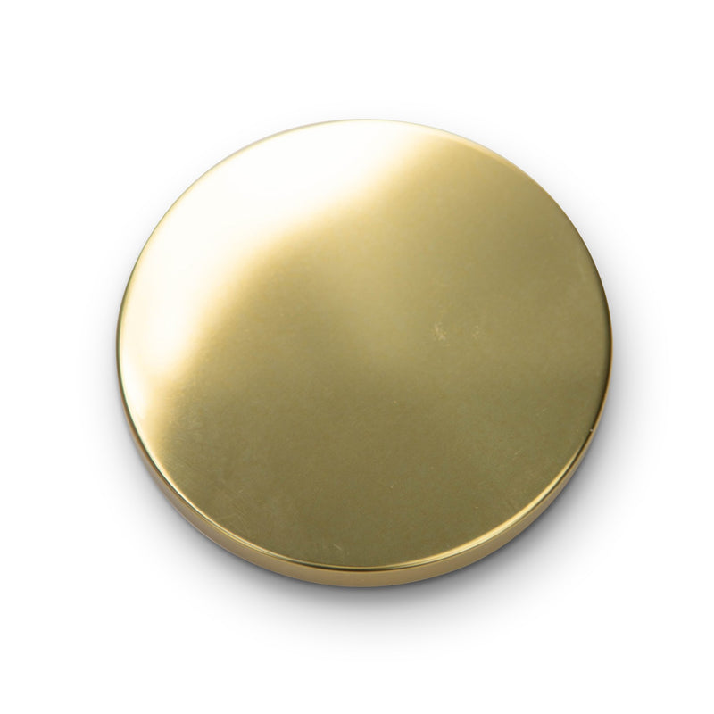 Stone Candles Supplies Lid Elemental Glass Gold Shiny 4" Gold_Mirror_Lid_with_Silicone