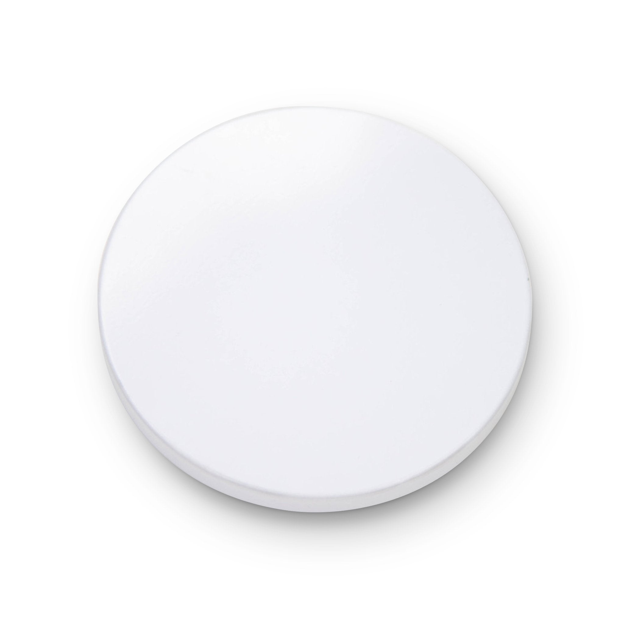 Stone Candles Supplies Lid Elemental Glass White Matte 4" White_Gloss_Lid_with_Silicone
