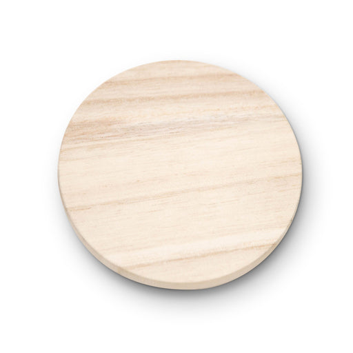 Stone Candles Supplies Lid Elemental Glass Wood 4"
