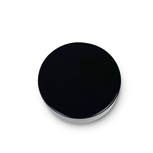 Stone Candles Supplies Lid Straight-sided Jar Black 4oz