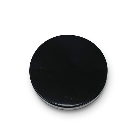 Stone Candles Supplies Lid Straight-sided Jar Black 8oz