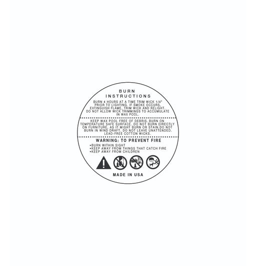 1.5" Bottom Warning Label